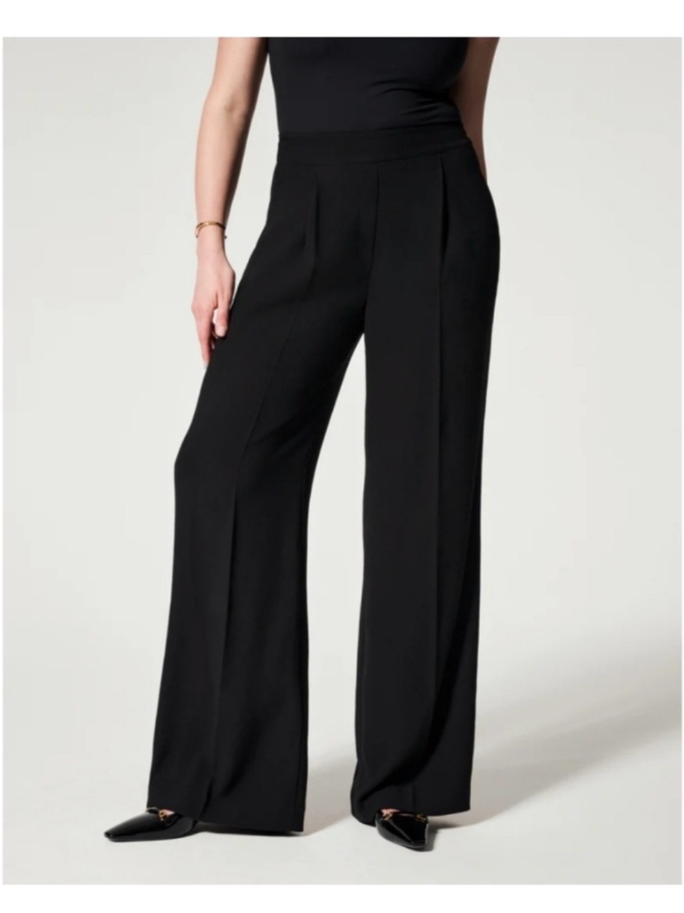 Spanx Carefree Crepe Pleated Trouser